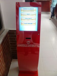 Açıköğretim Fakültesi Öğrenci Kayıt Kabul Sıra Sistemi Bilet Makinesi