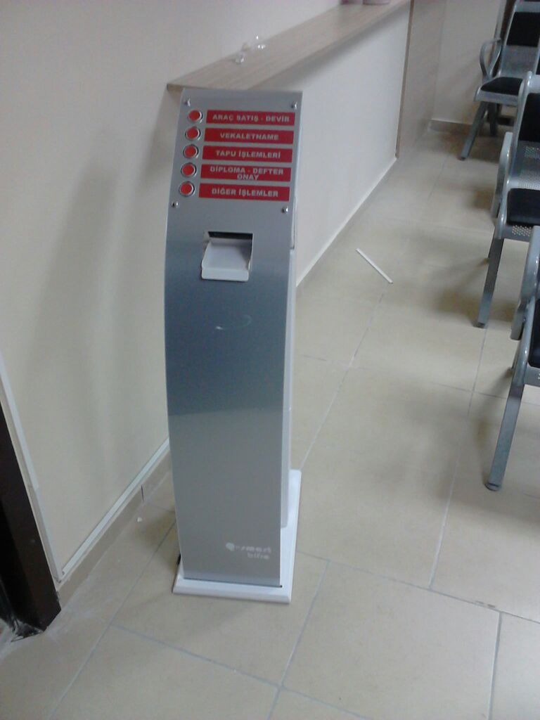 Noter Sıramatik Sistemi Bilet Makinesi