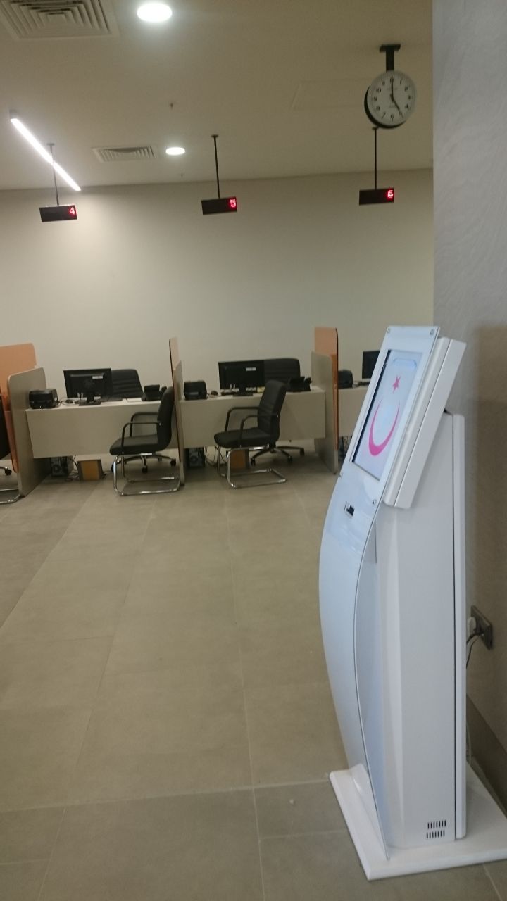 Sağlık Kampüsü Sıramatik Sistemi Kiosk