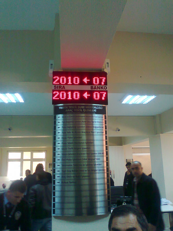 Trafik Tescil Sıramatik Sistemi
