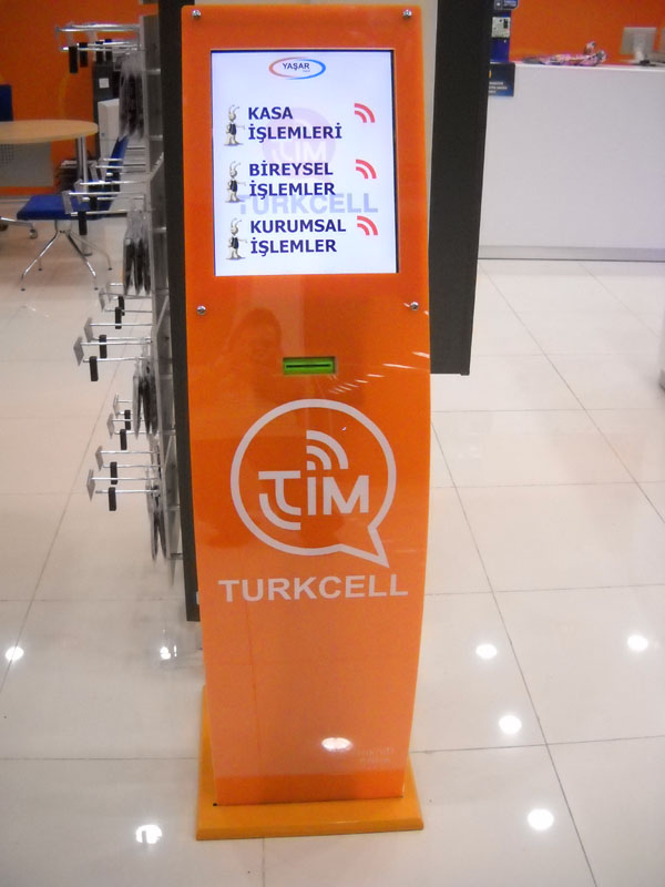 Turkcell Sıramatik Sistemi Kiosk