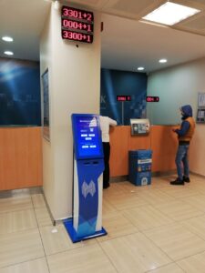 HALKBANK Sıramatik Sistemi Dokunmatik Kiosk