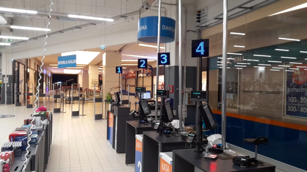 Decathlon Kasa Sıra Sistemi Ekranlar