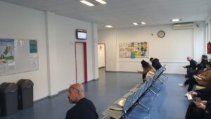 Türk Konsolosluğu Sıramatik sistemi Bekleme Salonu
